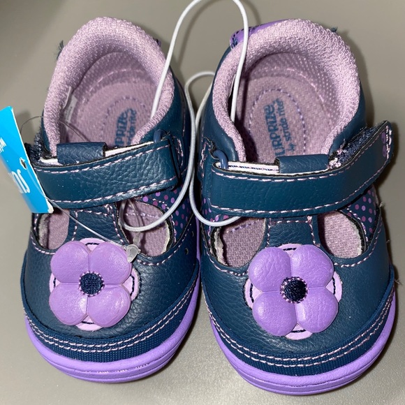 stride rite purple shoes